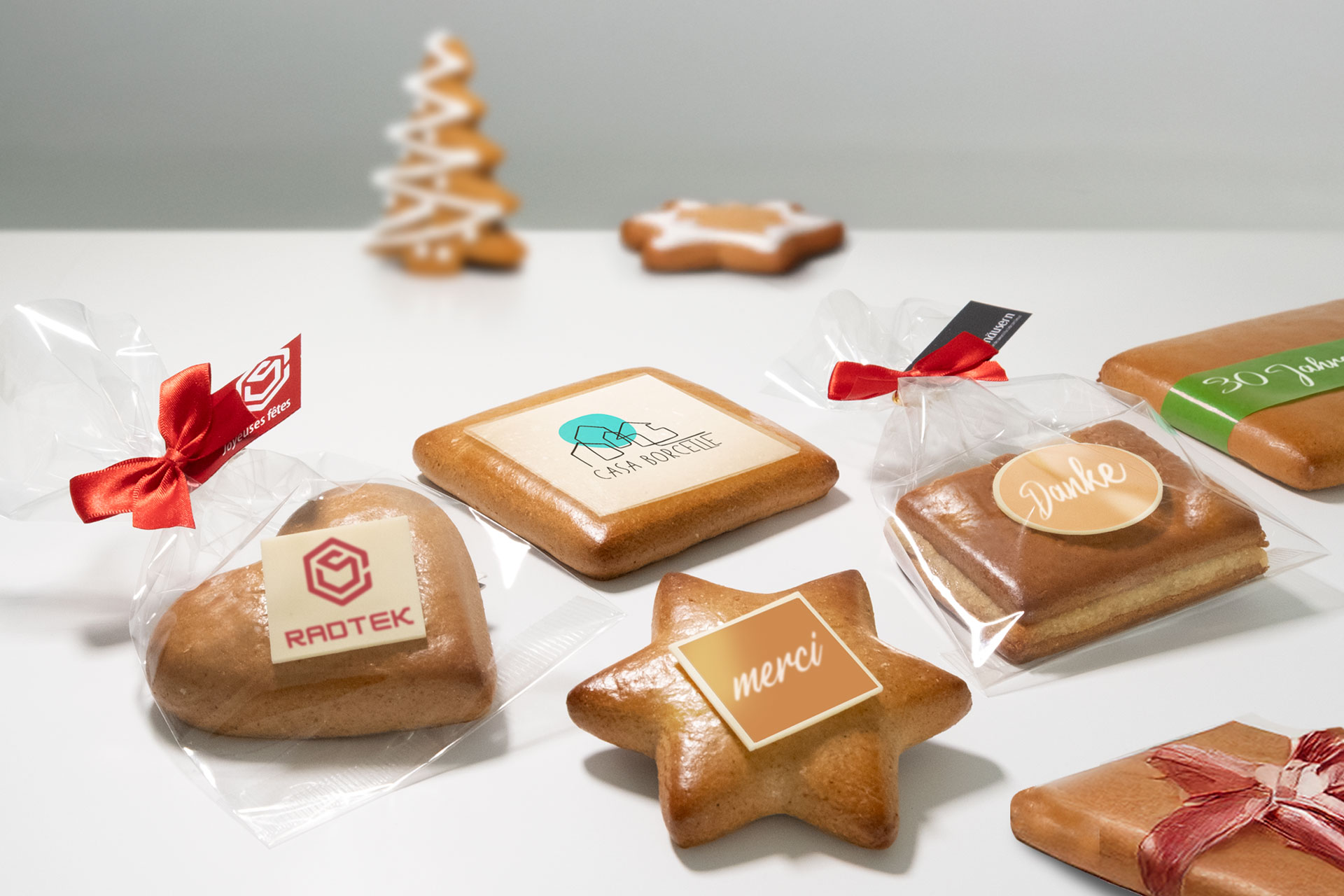 Cadeau d'entreprise - pain d'épices personnalisés